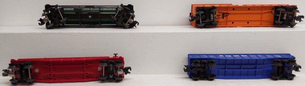 Lionel, MTSI, and MTH O Gauge Assorted Freight Cars: #9136, #9277, #81973 [4] EX