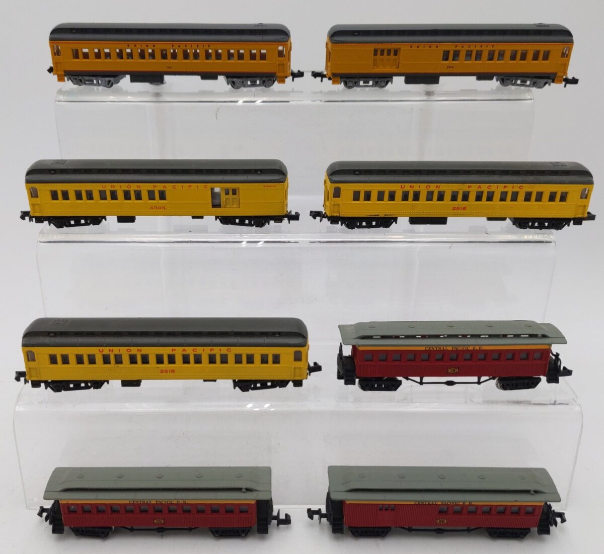Bachmann N Scale Assorted Passenger Cars [8] EX
