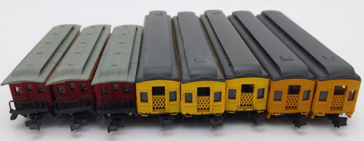 Bachmann N Scale Assorted Passenger Cars [8] EX