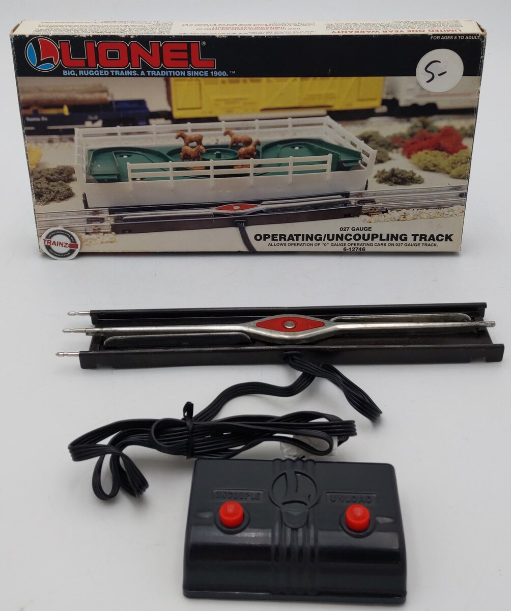 Lionel 6-12746 O27 Gauge Operating Uncoupling Remote Control Track EX/Box