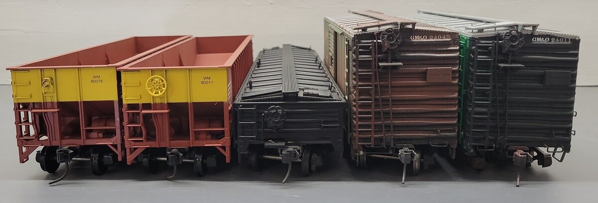 Atlas & Other O Scale CUSTOM Assorted Freight Cars: #80011, #80076 [5] (2-Rail)
