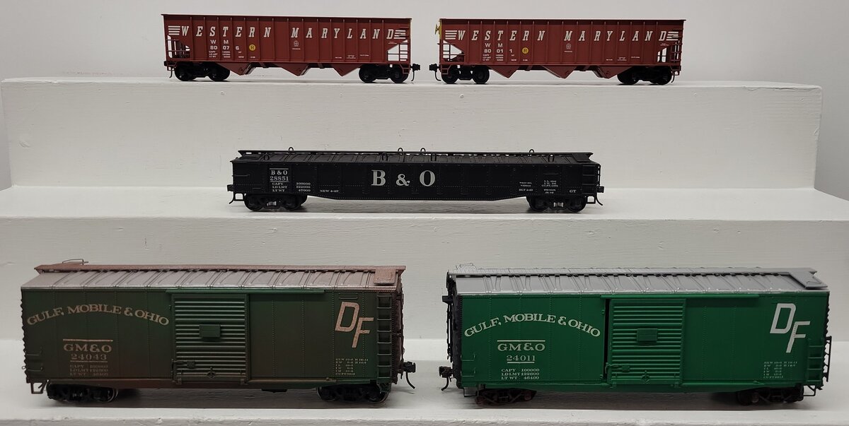 Atlas & Other O Scale CUSTOM Assorted Freight Cars: #80011, #80076 [5] (2-Rail)