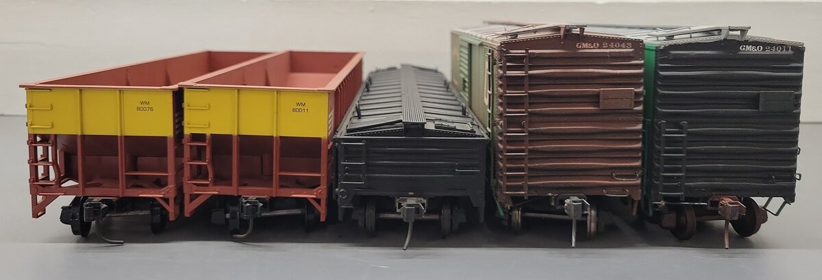 Atlas & Other O Scale CUSTOM Assorted Freight Cars: #80011, #80076 [5] (2-Rail)