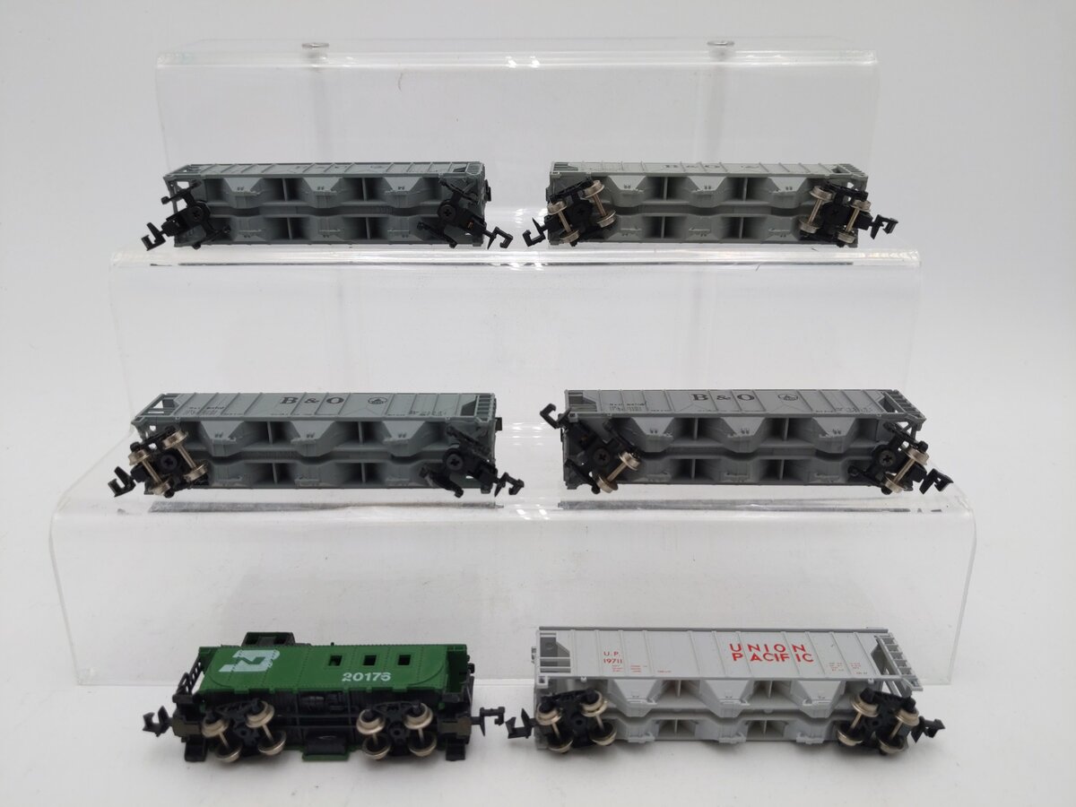 Bachmann and Atlas N Scale Assorted Freight Cars [6] EX