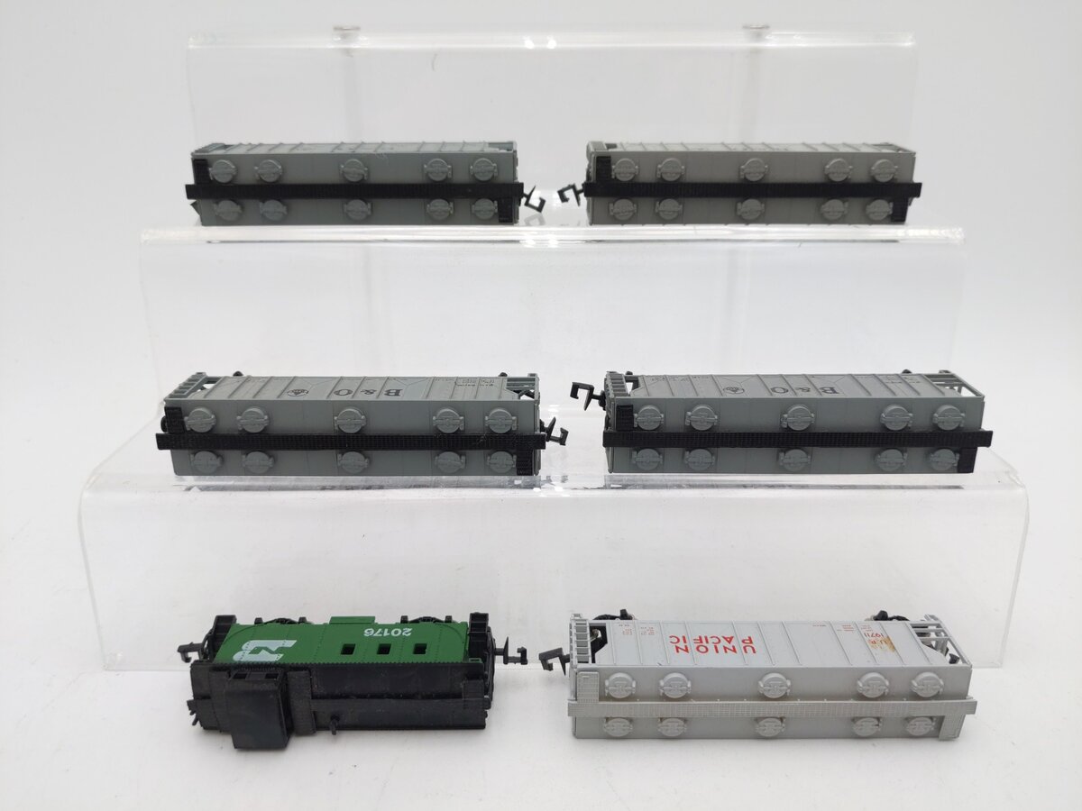 Bachmann and Atlas N Scale Assorted Freight Cars [6] EX