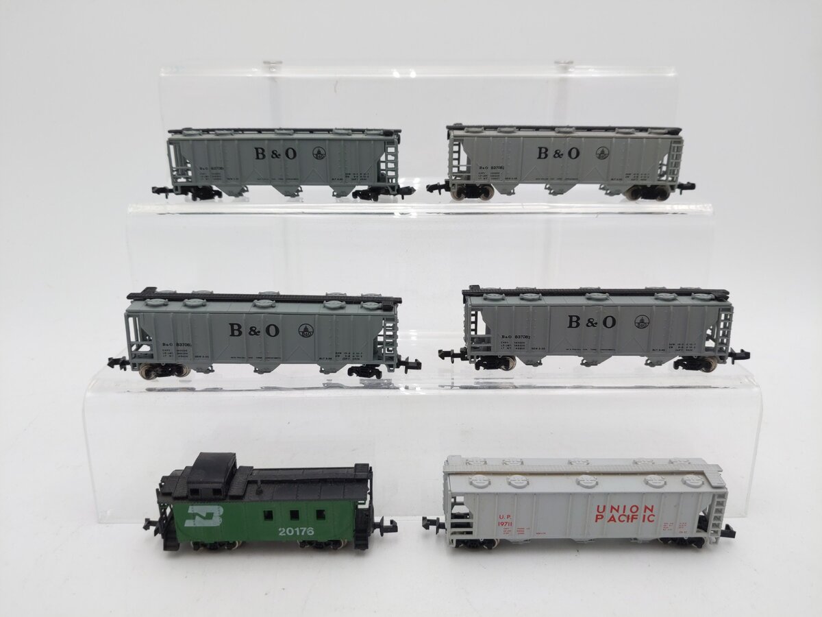 Bachmann and Atlas N Scale Assorted Freight Cars [6] EX