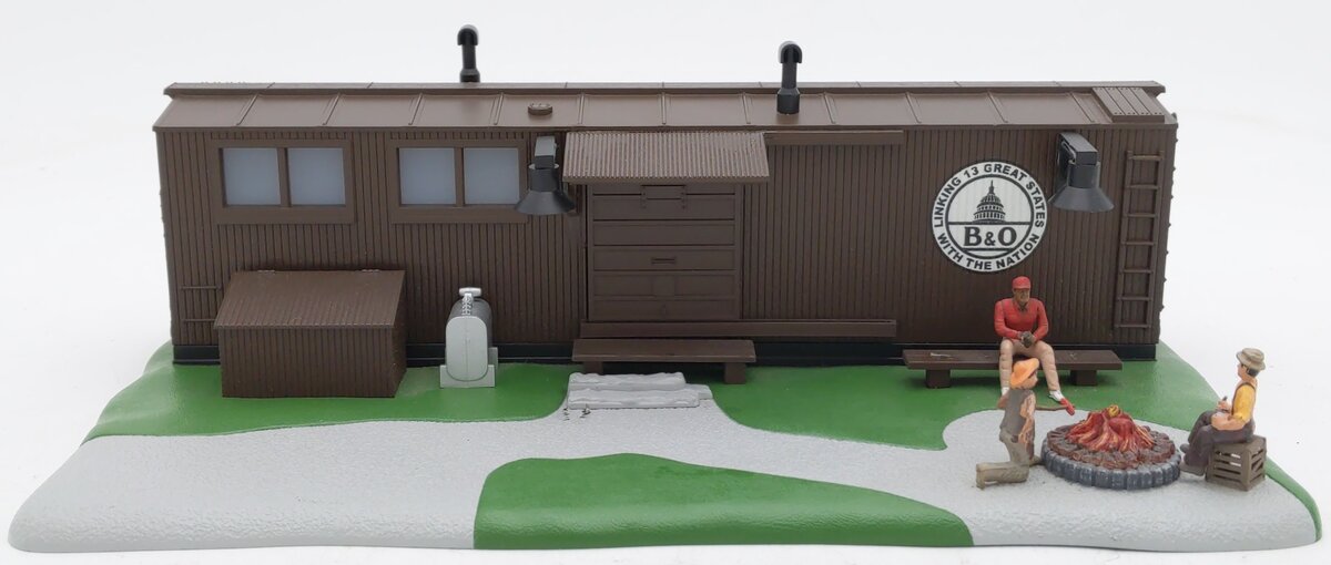 MTH 30-90012 O Brown Work Office W/ Operating Fire EX