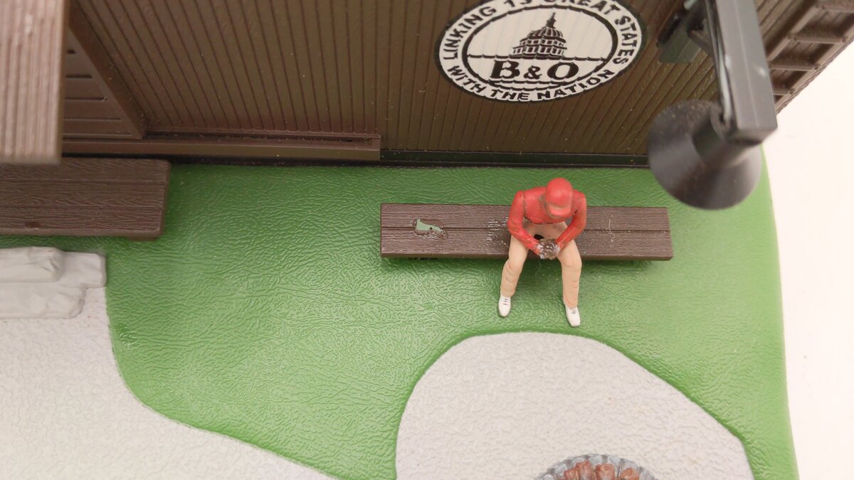 MTH 30-90012 O Brown Work Office W/ Operating Fire EX