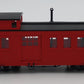 Bachmann 26796 On30 No Lettering Side-Door Wooden Caboose w/Interior Light (Red) LN/Box