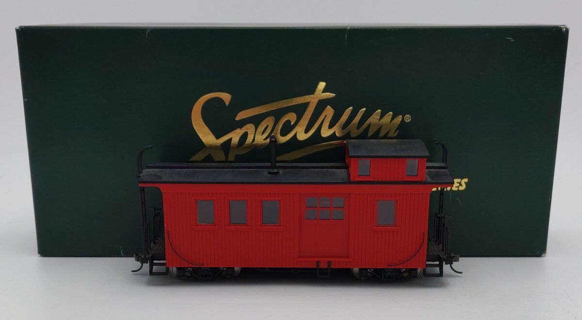 Bachmann 26796 On30 No Lettering Side-Door Wooden Caboose w/Interior Light (Red) LN/Box