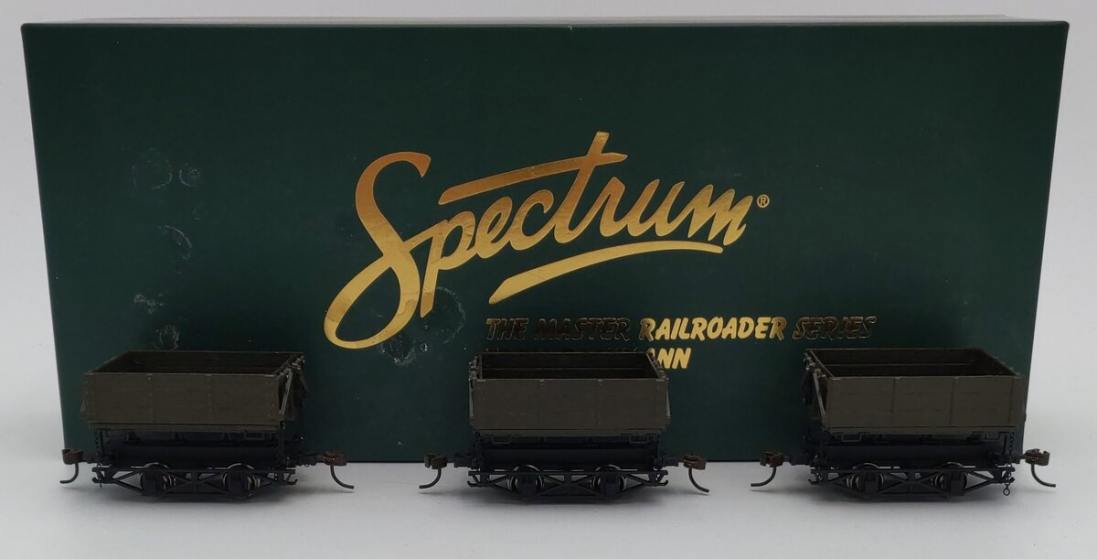 Bachmann 29804 On30 Green Wood Side-Dump Car (Set of 3) LN/Box