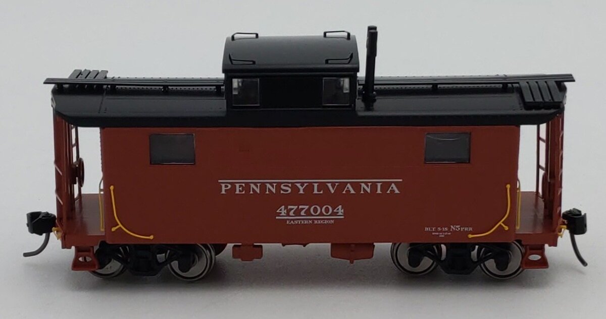 Bowser 43357 HO PRR Early Eastern Region PRR N5 Caboose Ready to Run #477004 LN/Box