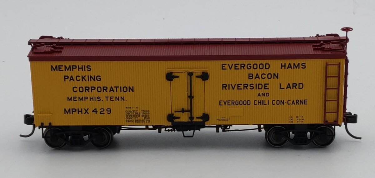 Atlas 20007197 HO Memphis Packing Corporation 36' Wood Reefer #429 LN/Box