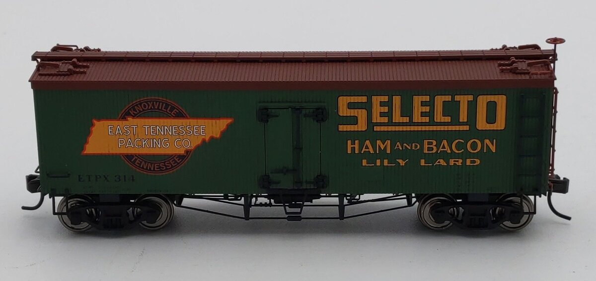 Atlas 6109-2 HO Selecto 36' Wood Refrigerator Car #314 LN/Box