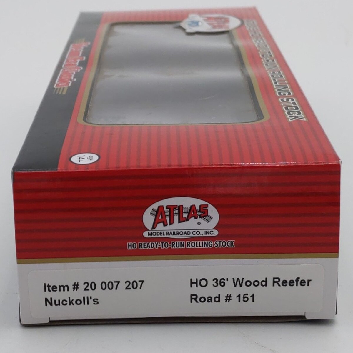 Atlas 20007207 HO Nuckoll's 36' Wood Reefer #151 LN/Box