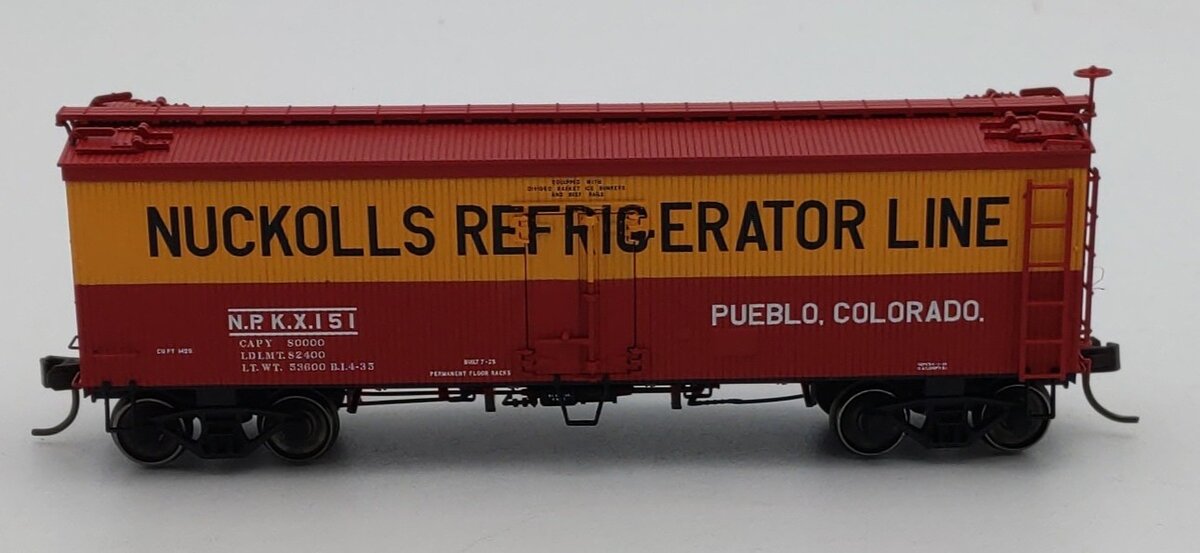 Atlas 20007207 HO Nuckoll's 36' Wood Reefer #151 LN/Box