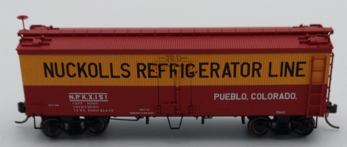 Atlas 20007207 HO Nuckoll's 36' Wood Reefer #151 LN/Box