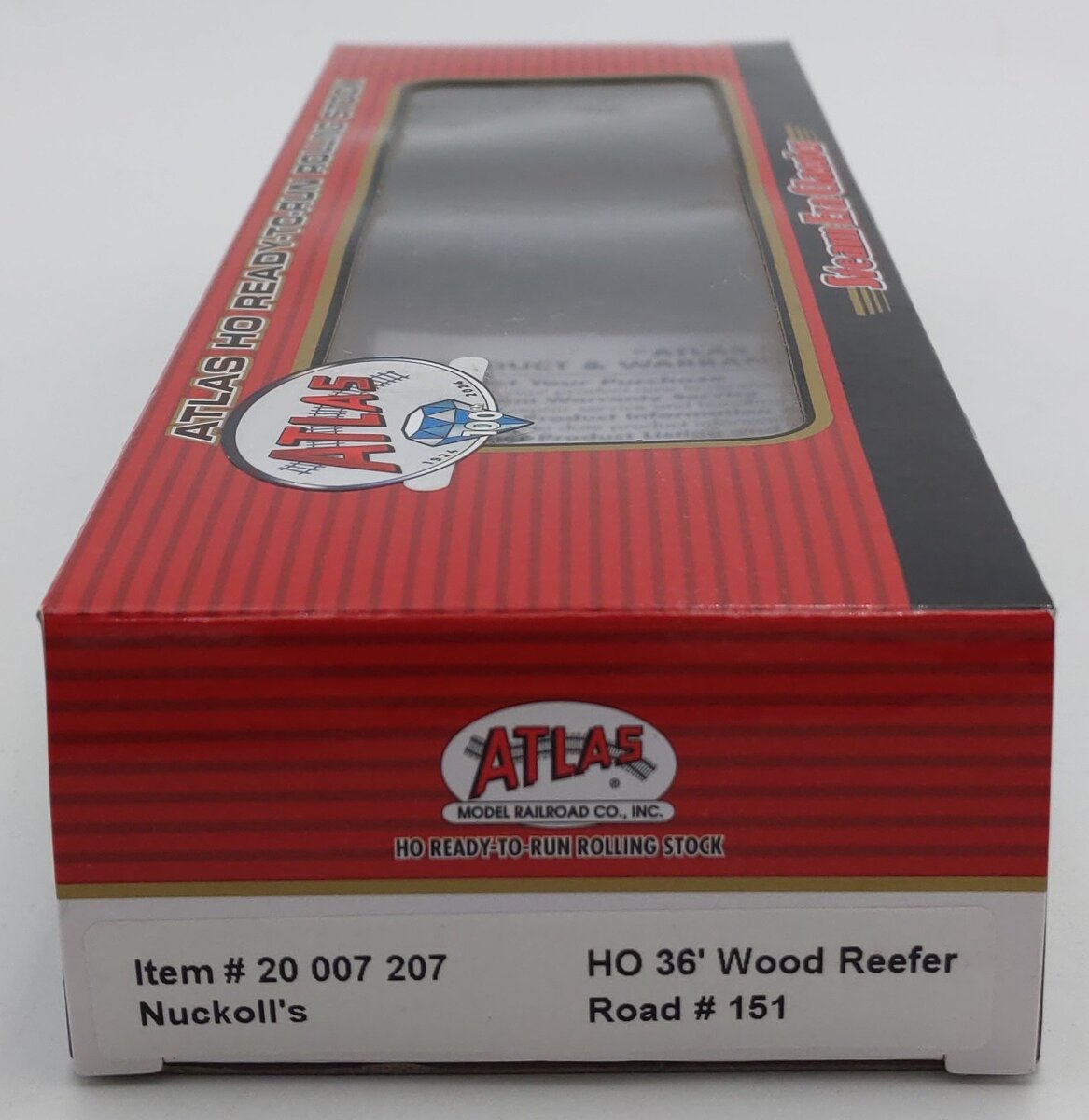 Atlas 20007207 HO Nuckoll's 36' Wood Reefer #151 LN/Box