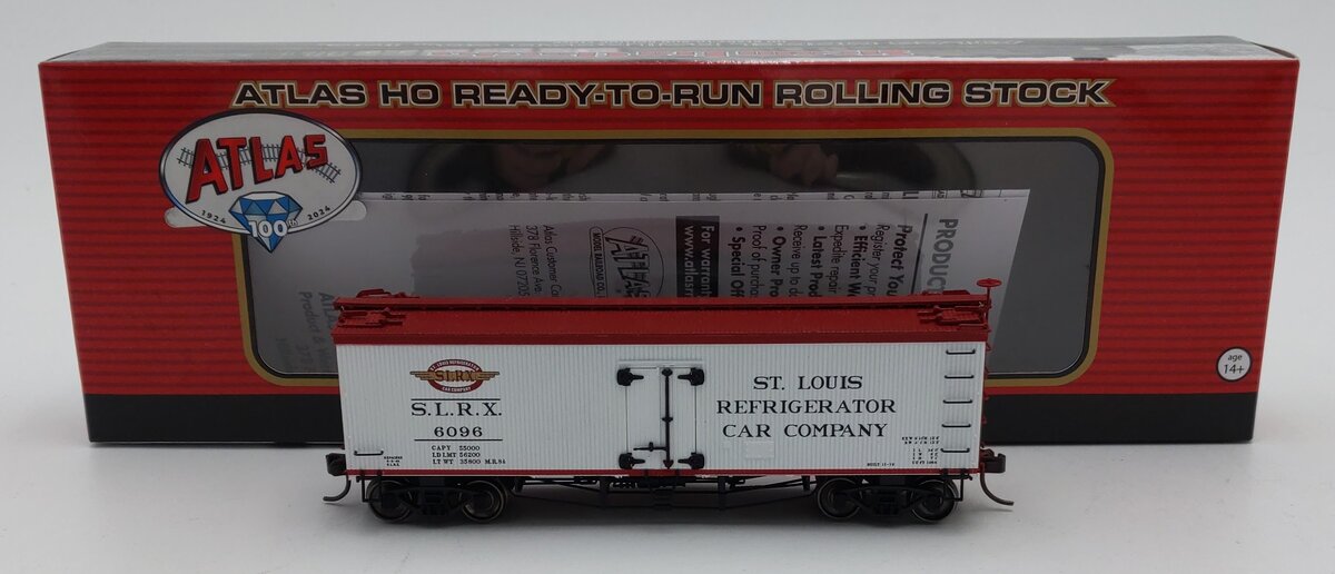 Atlas 20007200 HO St. Louis Refrigerator Car Co.36' Wood Reefer #6096 LN/Box