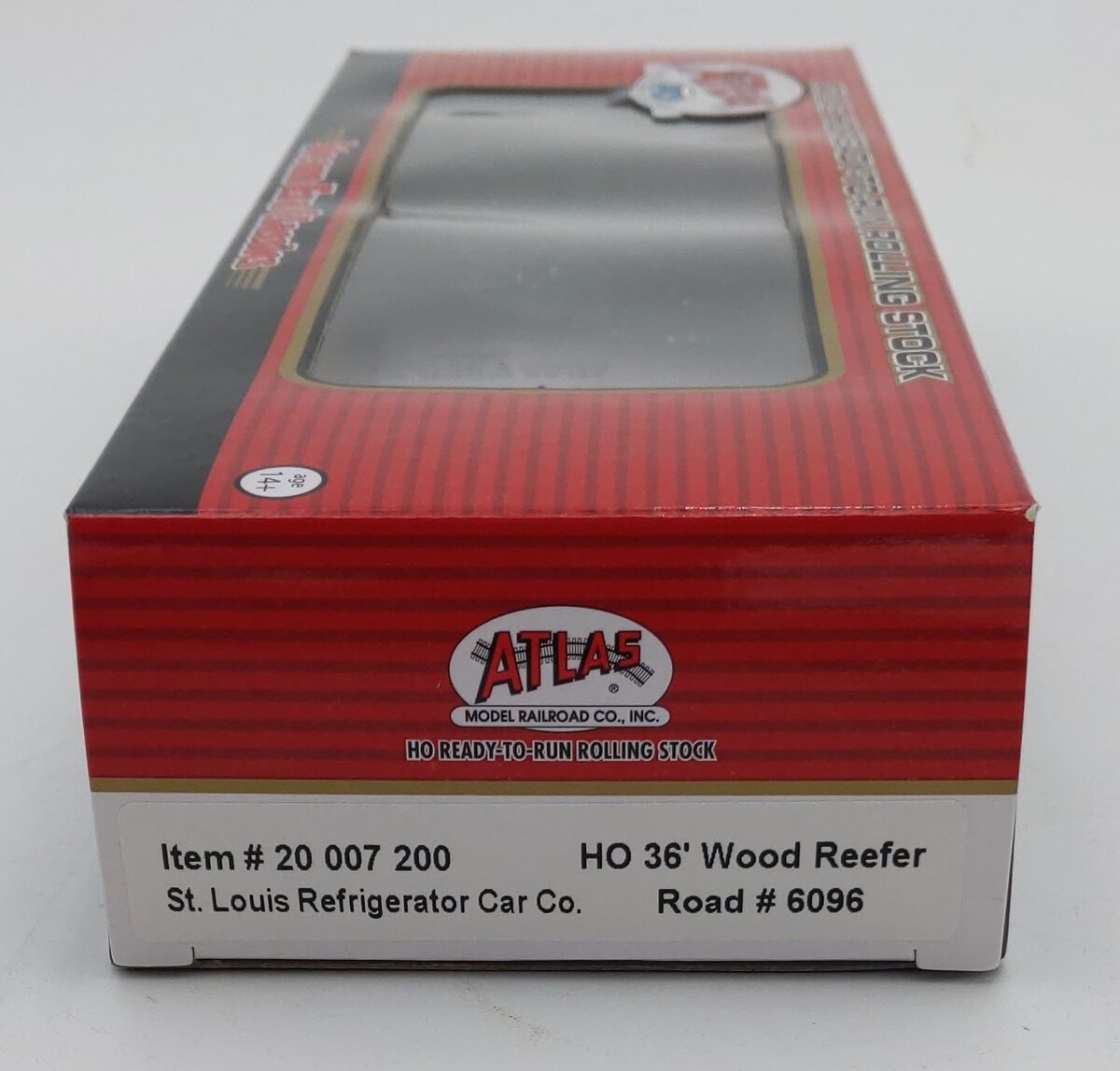 Atlas 20007200 HO St. Louis Refrigerator Car Co.36' Wood Reefer #6096 LN/Box