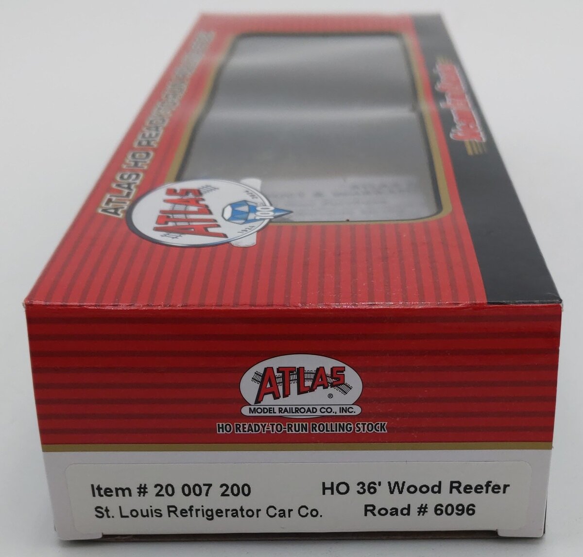 Atlas 20007200 HO St. Louis Refrigerator Car Co.36' Wood Reefer #6096 LN/Box