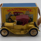 Matchbox Y-6 1:48 Models of Yesteryear Gold 1913 Cadillac Metal & Plastic Parts EX/Box