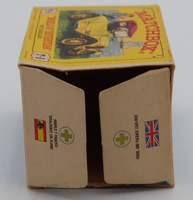 Matchbox Y-6 1:48 Models of Yesteryear Gold 1913 Cadillac Metal & Plastic Parts EX/Box
