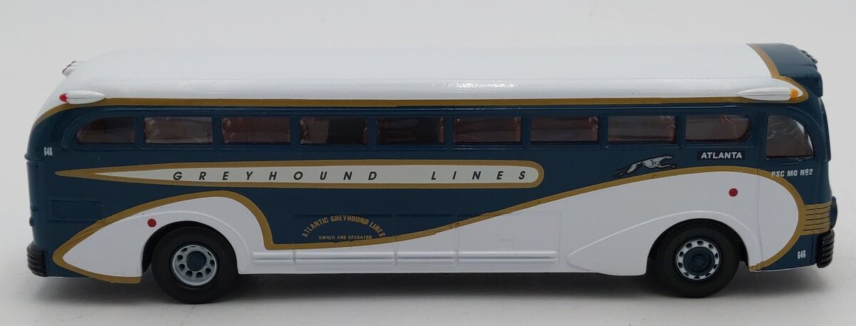 Corgi 98462 1:50 Atlantic Greyhound Lines Yellow Coach 743 Bus LN/Box