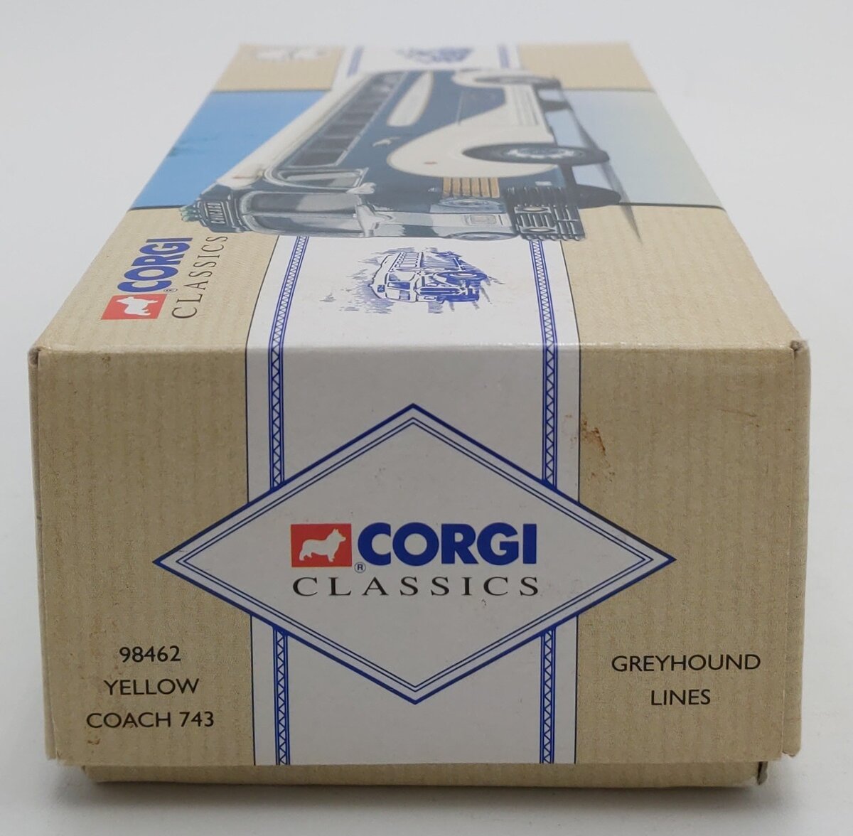 Corgi 98462 1:50 Atlantic Greyhound Lines Yellow Coach 743 Bus LN/Box