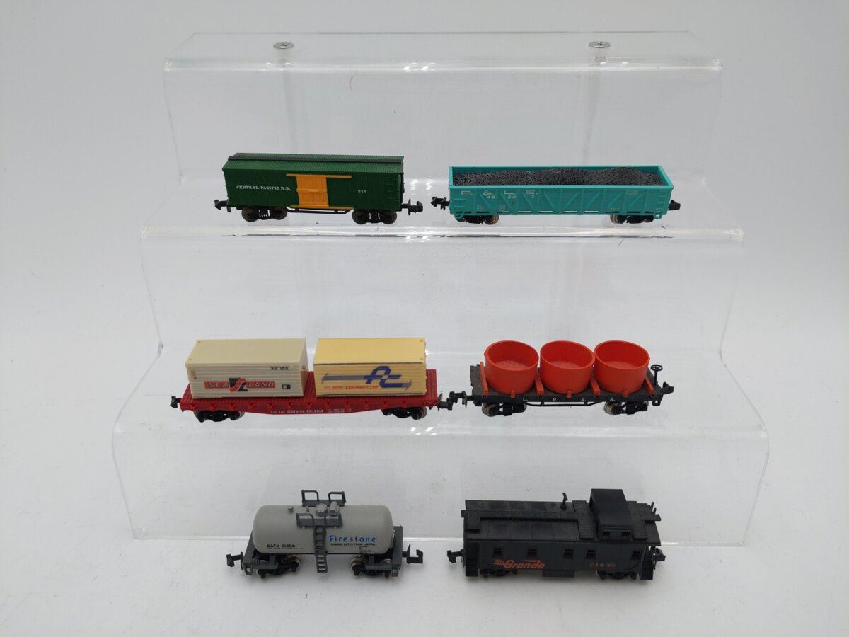 Bachmann and Others N Scale Assorted Freight Cars #224, #43227, #31206 [6] EX