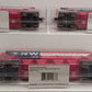 Menards 279-5283 O Gauge NW Freight Cars: #3682, #3624, #3800 (Set of 3) NIB
