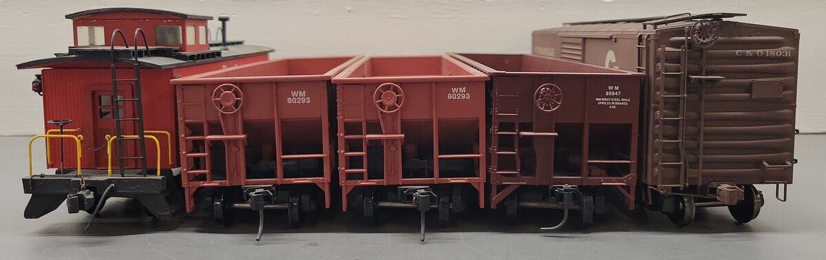 O Scale CUSTOM Assorted Freight Cars: #80047, #80298, #80293 [5] (2-Rail)