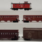O Scale CUSTOM Assorted Freight Cars: #80047, #80298, #80293 [5] (2-Rail)