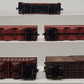 O Scale CUSTOM Assorted Freight Cars: #80047, #80298, #80293 [5] (2-Rail)