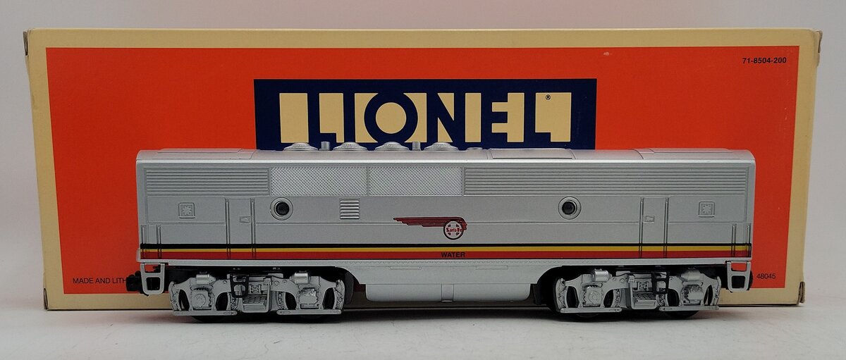 Lionel 6-18115 O Santa Fe F-3 B Unit Non-Powered Diesel Locomotive VG/Box