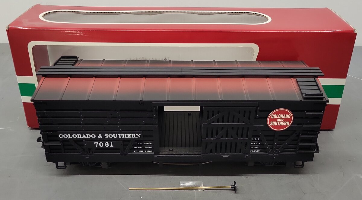 LGB 45680 G Scale Colorado & Southern Stock Car EX/Box