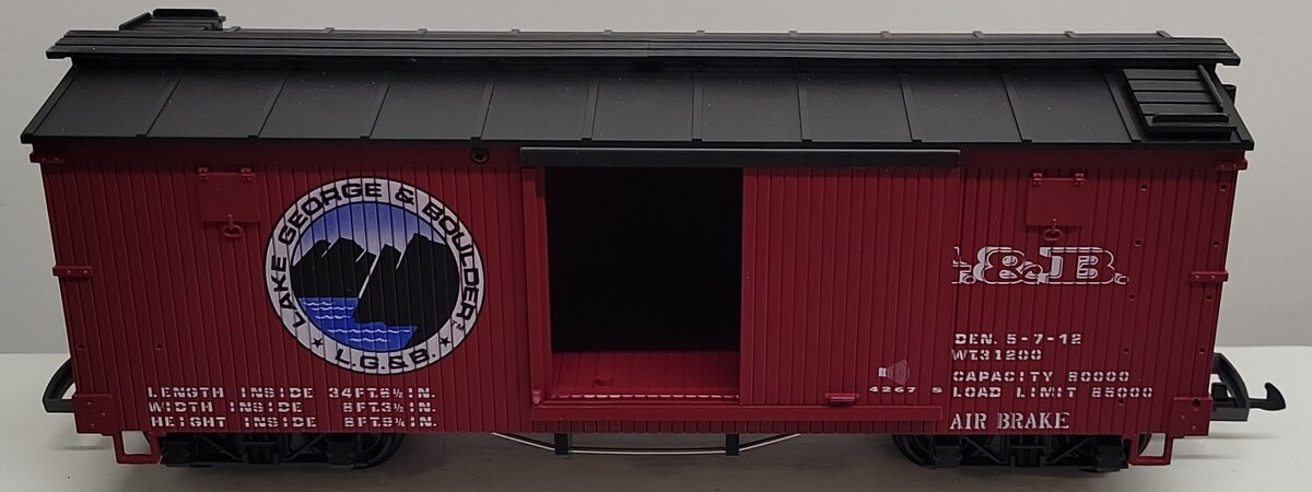 LGB 4267S G Scale Lake George & Boulder Box Car EX