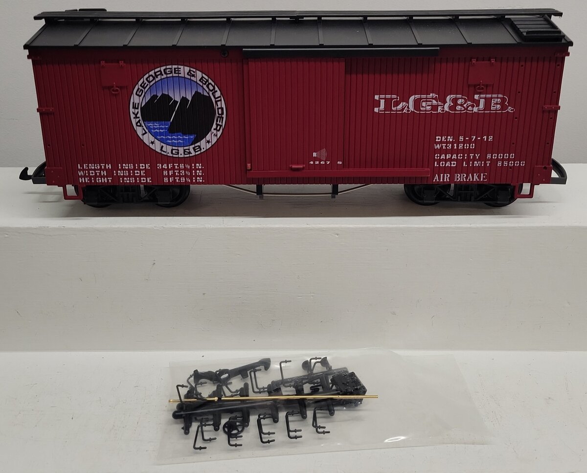 LGB 4267S G Scale Lake George & Boulder Box Car EX