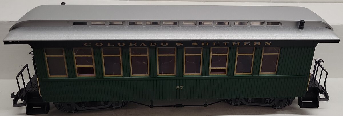 LGB 37800 G Scale Colorado & Southern Passenger Car #67