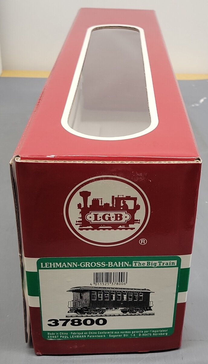 LGB 37800 G Scale Colorado & Southern Passenger Car #67