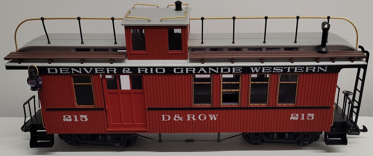 LGB 40755 G Gauge D&RGW Combine Car #215 EX