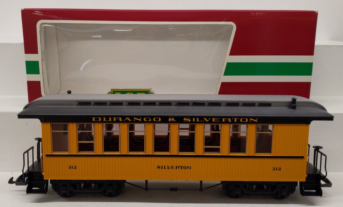 LGB 35800 G Scale Durango & Silverton Passenger Car EX/Box