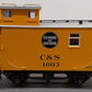 LGB 43650 G Scale Colorado & Southern Short Yellow Caboose #1003 EX/Box