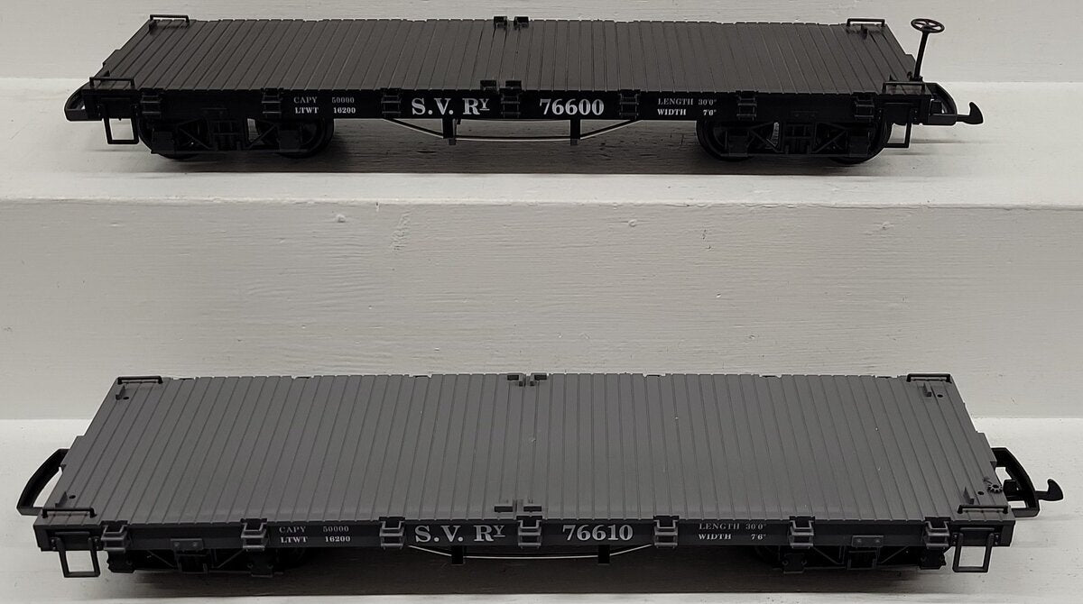 LGB 46600 G Scale SV Railway 2-Car Flatcar Set EX/Box