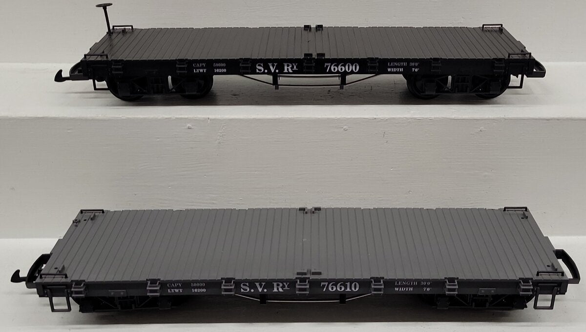 LGB 46600 G Scale SV Railway 2-Car Flatcar Set EX/Box