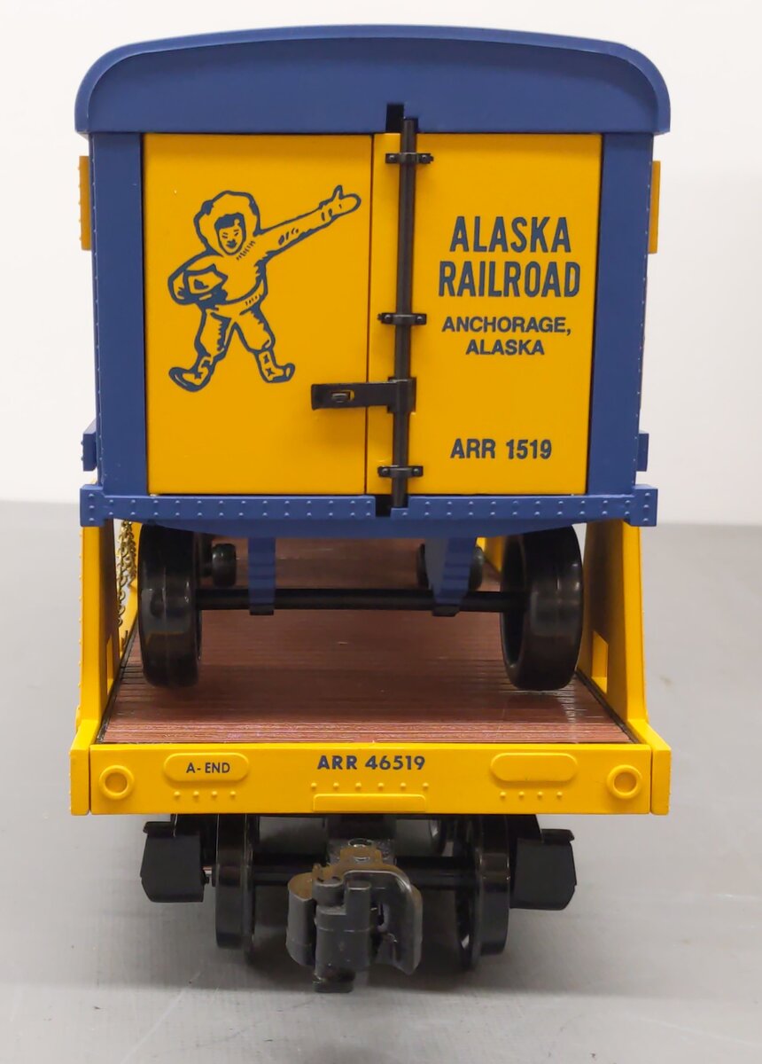 Aristo-Craft 46519 G Scale Alaska Railroad Piggyback Car EX/Box