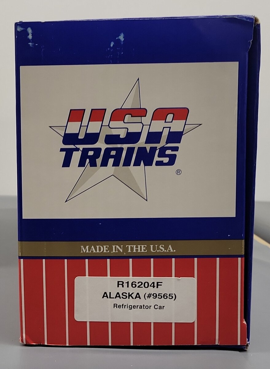 USA Trains R16204F Alaska Reefer #9565 EX/Box