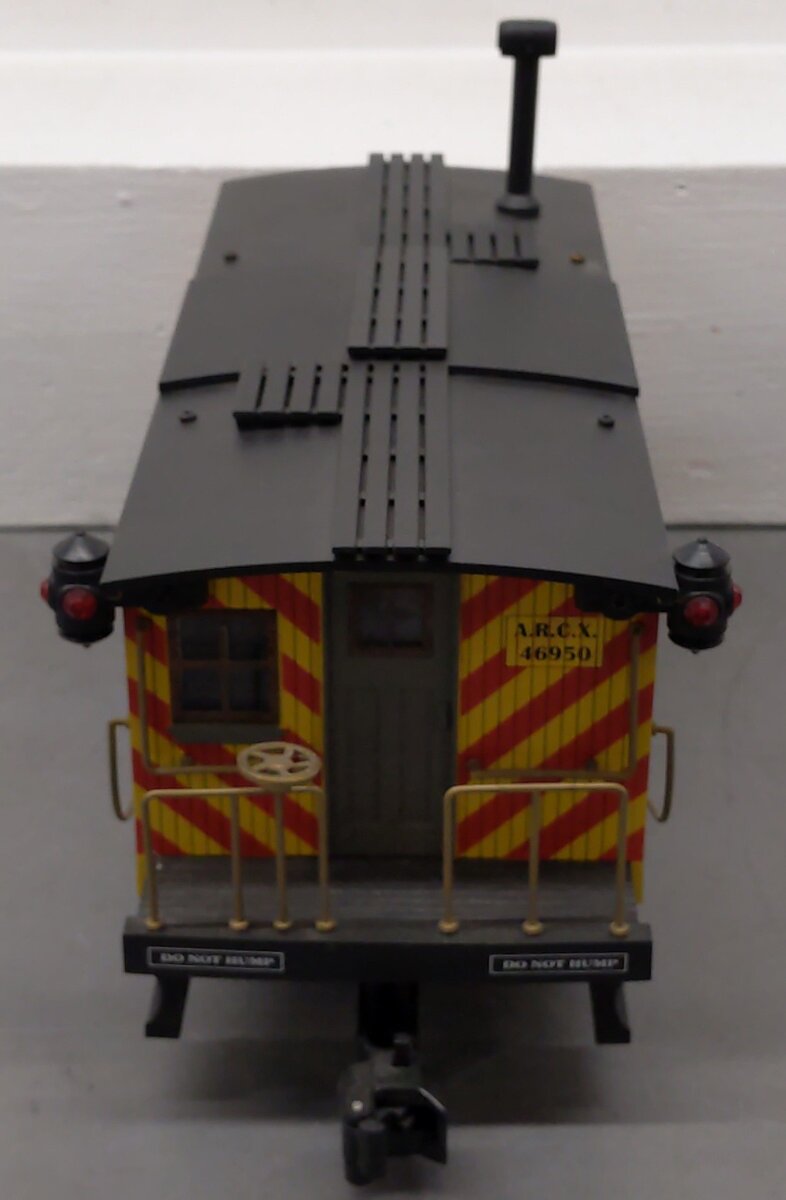 Aristo-Craft 46950 G Track Maint. Service Car/Track Cleaning Car - Metal Wheels EX/Box