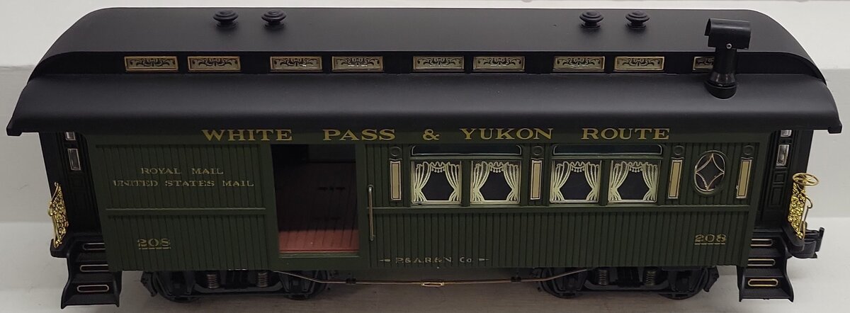 Aristo-Craft 31109 White Pass & Yukon Route US Mail Car VG/Box – Trainz
