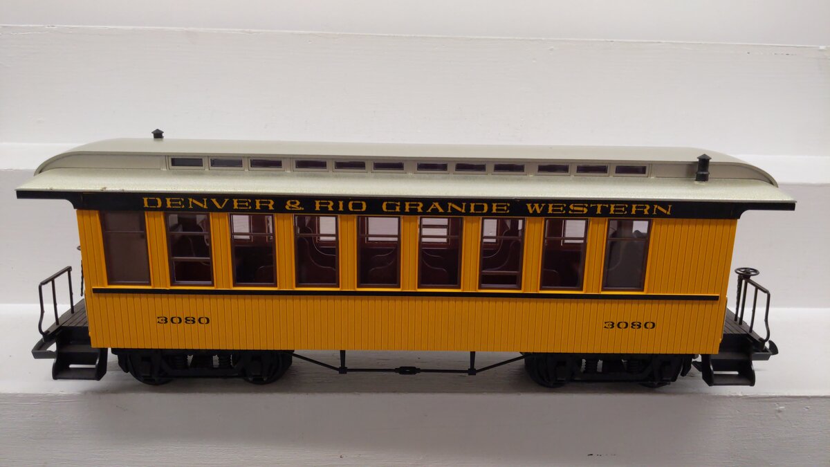 LGB 3080 G Scale Denver & Rio Grande Western Passenger Car/Box
